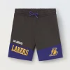 Blukids Shorts NBA in puro cotone ragazzo- Pantaloni
