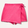 Blukids Skort in puro cotone bambina- Pantaloni