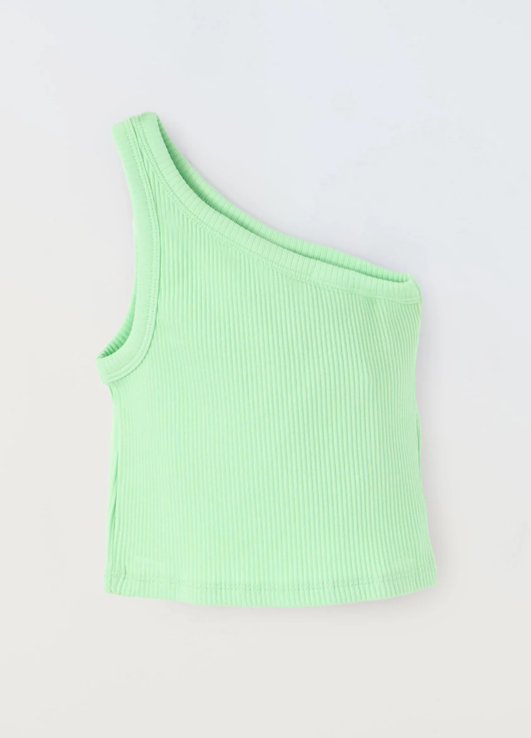 Blukids Top in costina di cotone stretch bambina- T-shirt