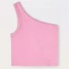 Blukids Top in costina di cotone stretch bambina- T-shirt