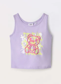 Blukids Top in jersey di puro cotone ragazza- T-shirt