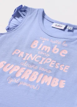 Blukids Top in jersey di puro cotone neonata- T-shirt