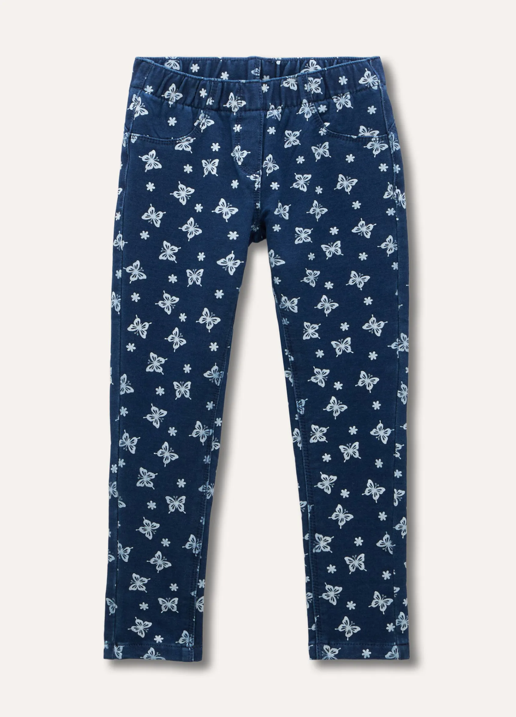 Blukids Treggings denim stampati bambina- Jeans