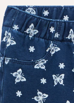 Blukids Treggings denim stampati bambina- Jeans