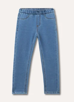 Blukids Treggings elasticizzati con stampa bambina- Pantaloni