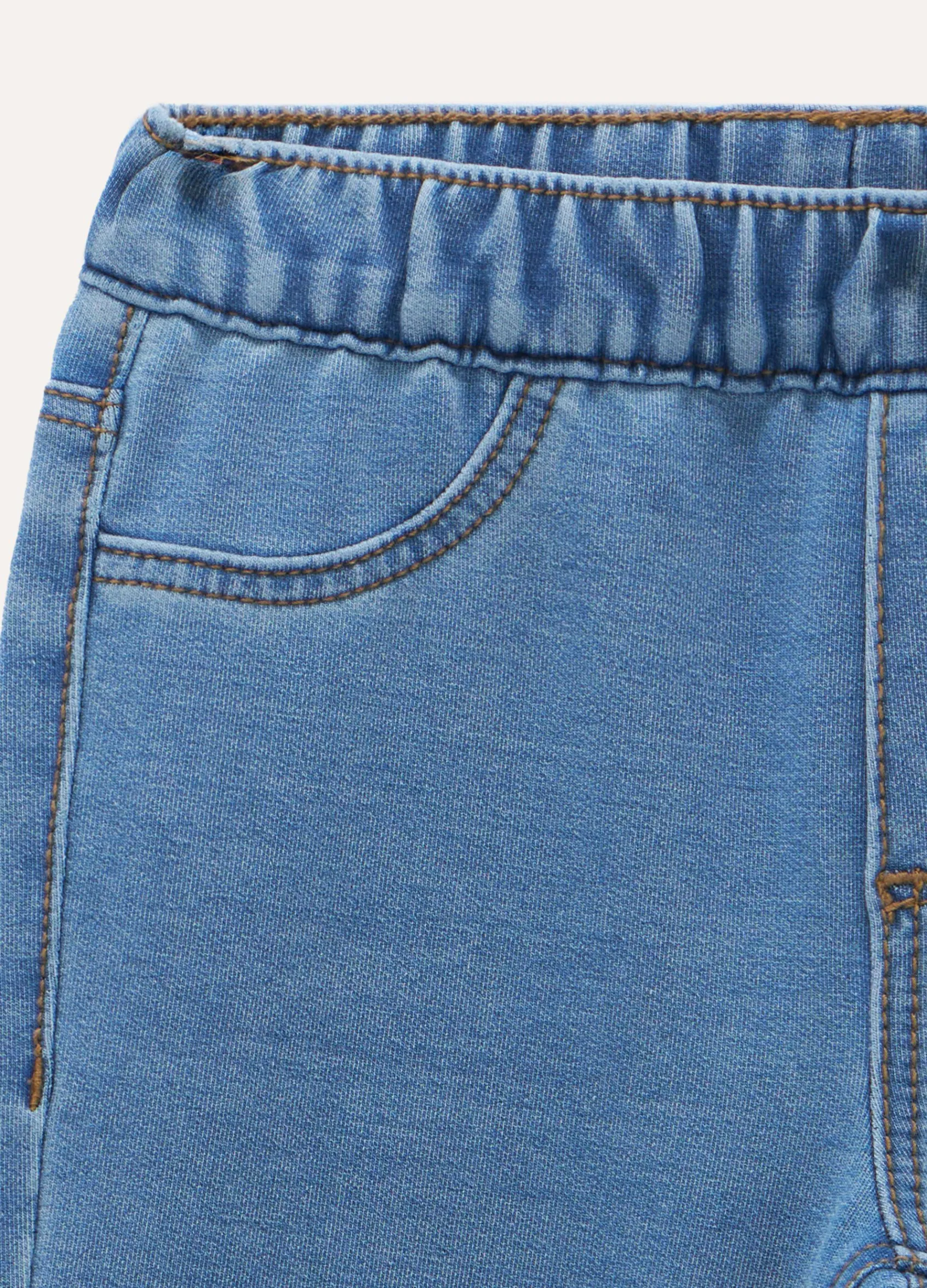 Blukids Treggings elasticizzati con stampa bambina- Pantaloni