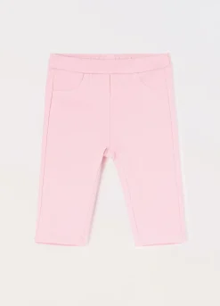 Blukids Treggings in french terry di cotone stretch neonato- Pantaloni