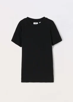 Blukids T-shirt a costine in cotone stretch ragazza- T-shirt