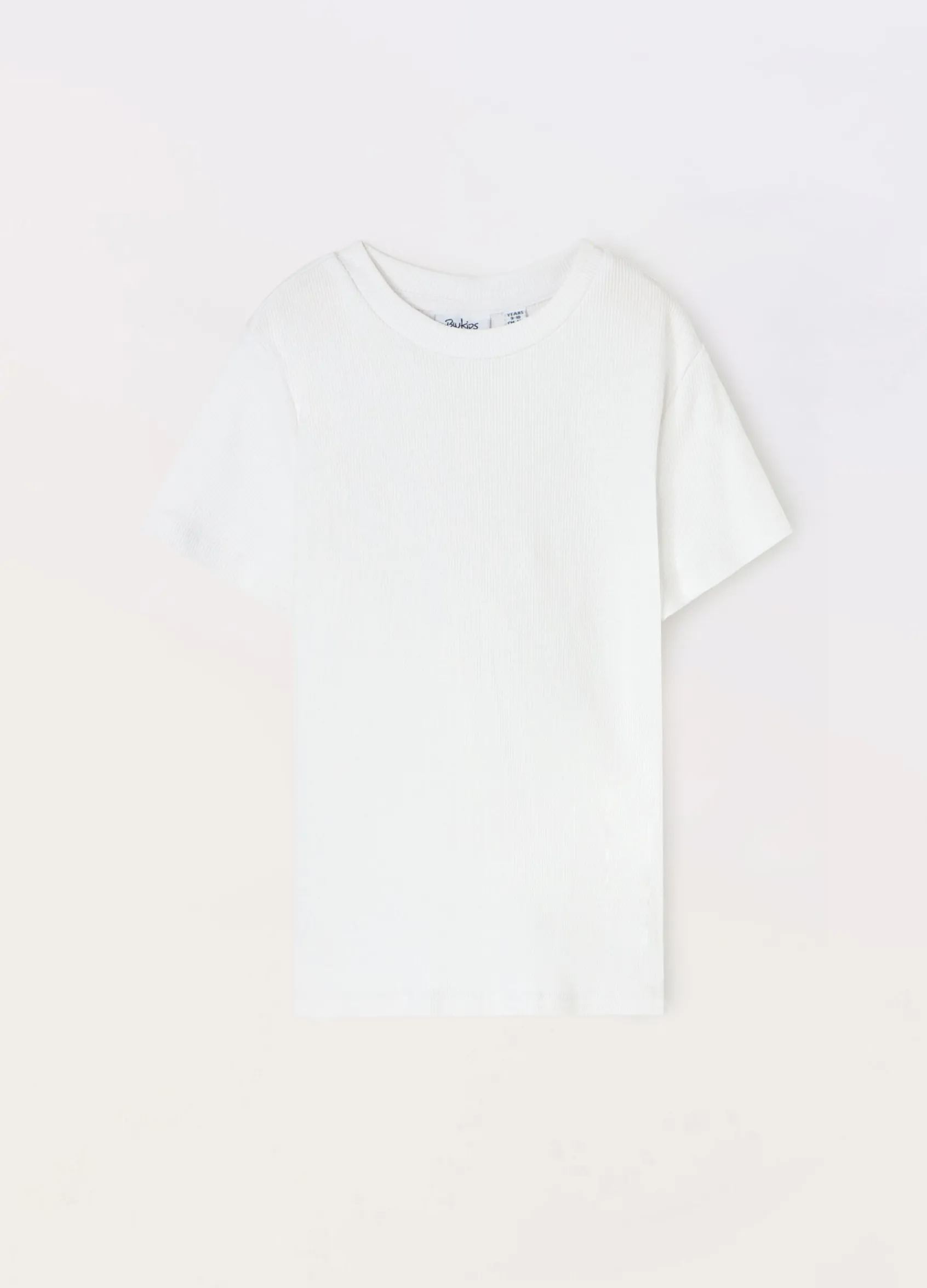Blukids T-shirt a costine in cotone stretch ragazza- T-shirt