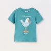 Blukids T-shirt a maniche corte in puro cotone neonato- T-shirt