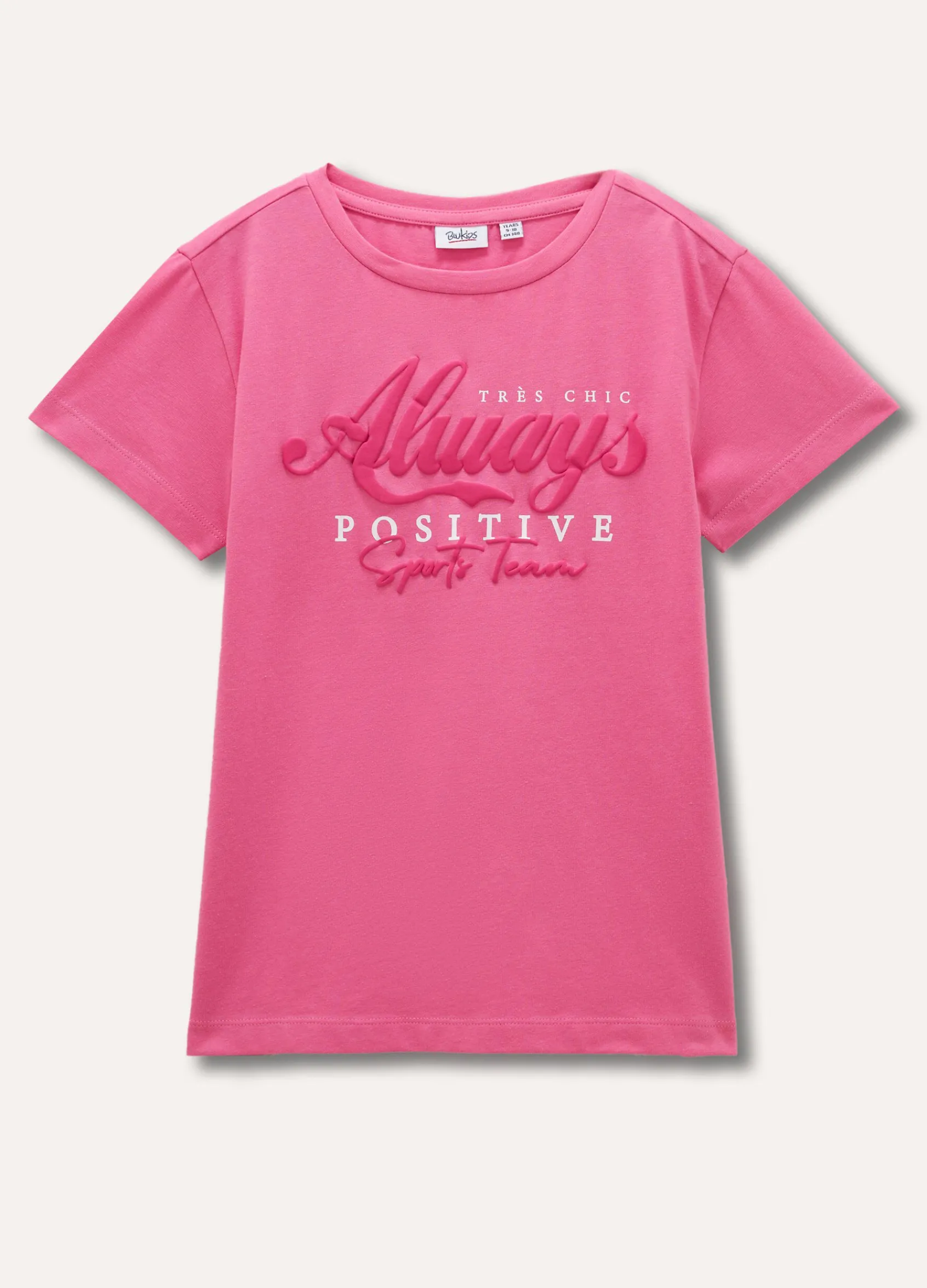Blukids T-shirt a maniche corte in cotone stretch ragazza- T-shirt