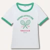 Blukids T-shirt a maniche corte in cotone stretch ragazza- T-shirt