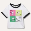 Blukids T-shirt a maniche corte in puro cotone ragazza- T-shirt