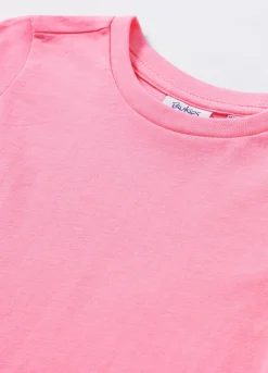 Blukids T-shirt a maniche lunghe in puro cotone neonata- T-shirt