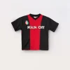 Blukids T-shirt calcio a righe bambino-Bambino T-shirt