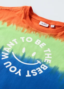 Blukids T-shirt con motivo Tie & Dye bambino-Bambino T-shirt