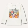 Blukids T-shirt Disney a maniche lunghe in cotone neonata- T-shirt