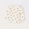 Blukids T-shirt in costina di cotone stretch neonata- T-shirt