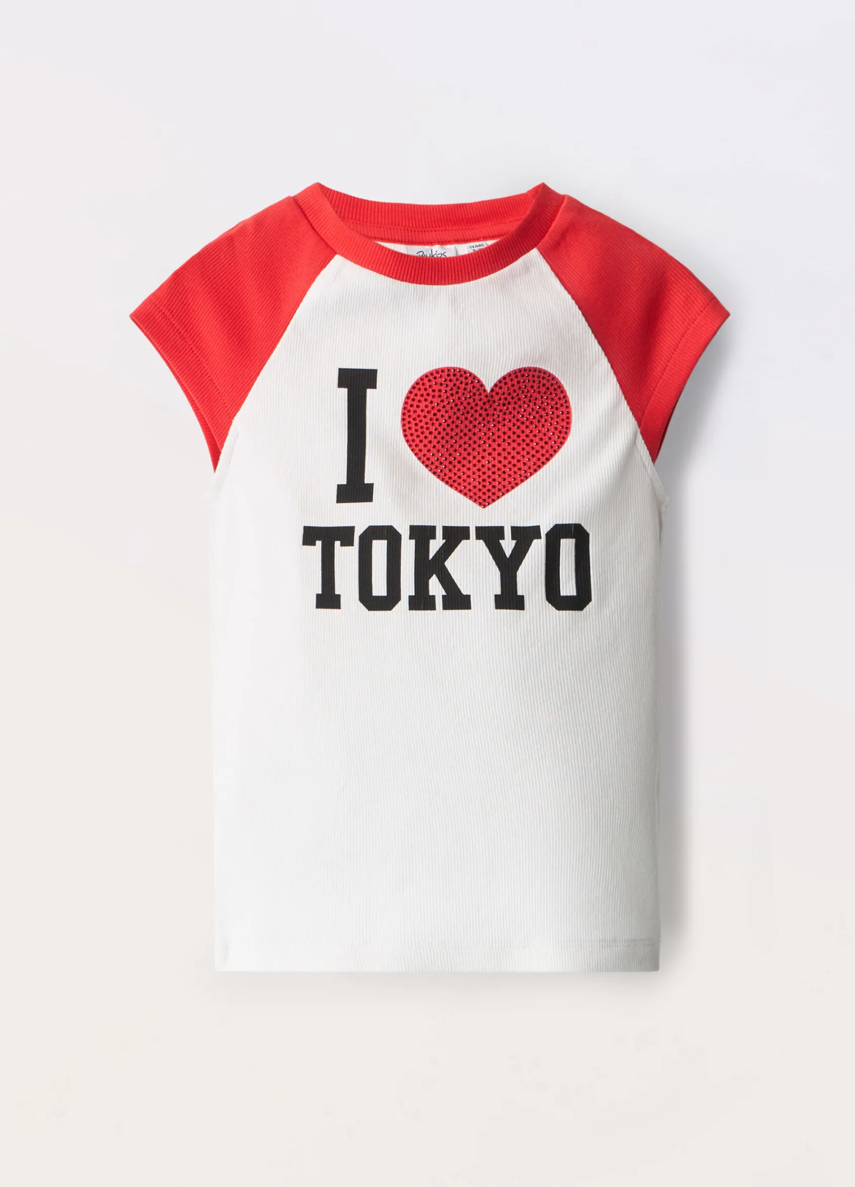 Blukids T-shirt in costina di cotone stretch ragazza- T-shirt