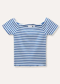 Blukids T-shirt in costina di cotone stretch ragazza- T-shirt