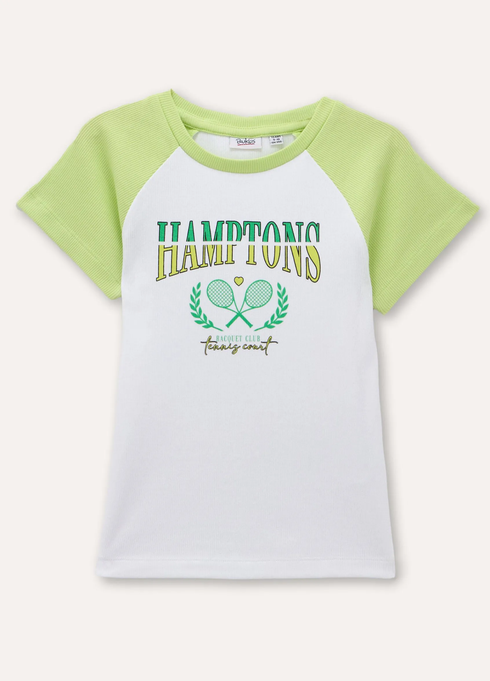 Blukids T-shirt in costina di cotone stretch ragazza- T-shirt