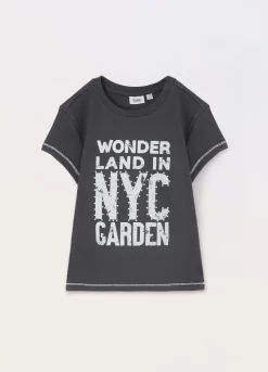 Blukids T-shirt in costina di cotone stretch ragazza- T-shirt