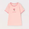Blukids T-shirt in costina di cotone stretch bambina- T-shirt