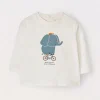 Blukids T-shirt in cotone stretch neonato- T-shirt