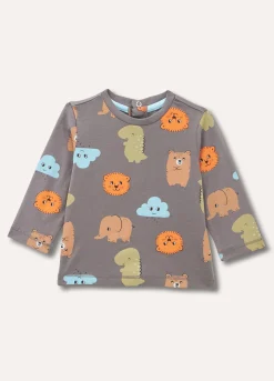 Blukids T-shirt in cotone stretch neonato- T-shirt