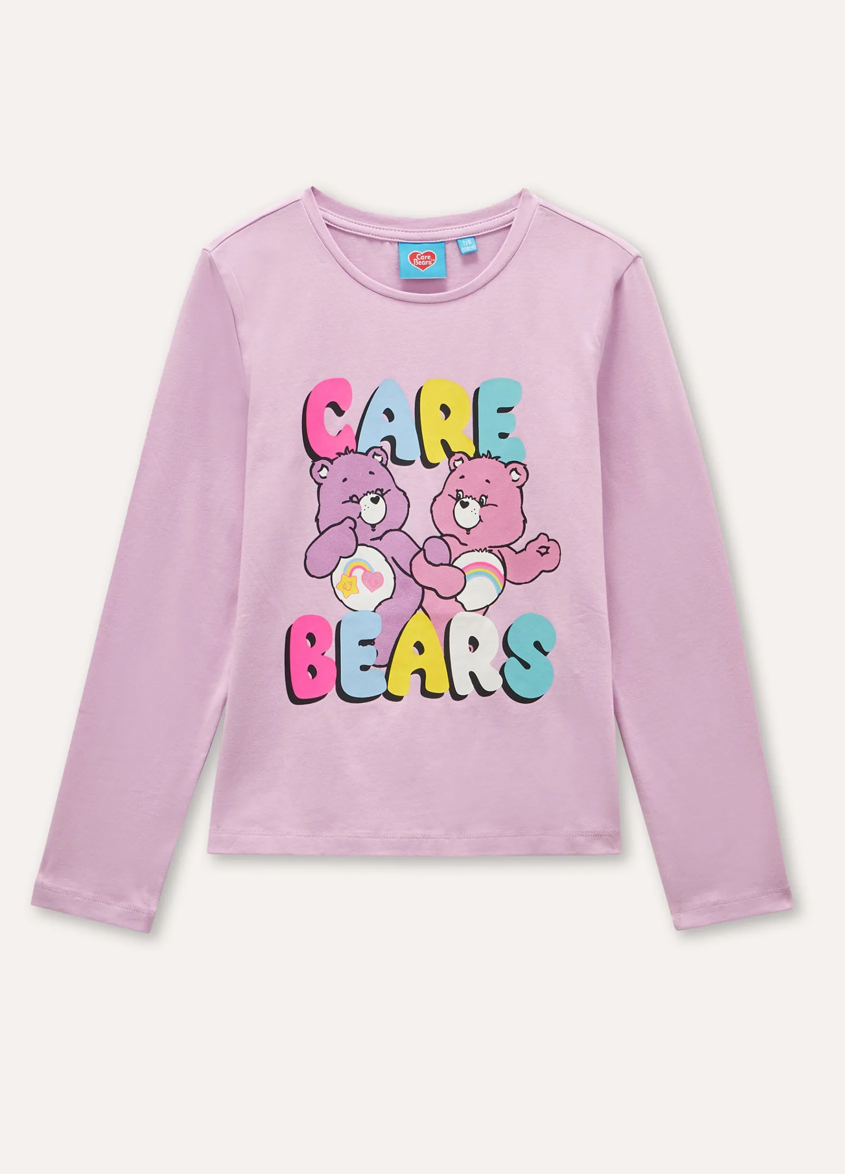 Blukids T-shirt in cotone stretch a maniche lunghe bambina- T-shirt
