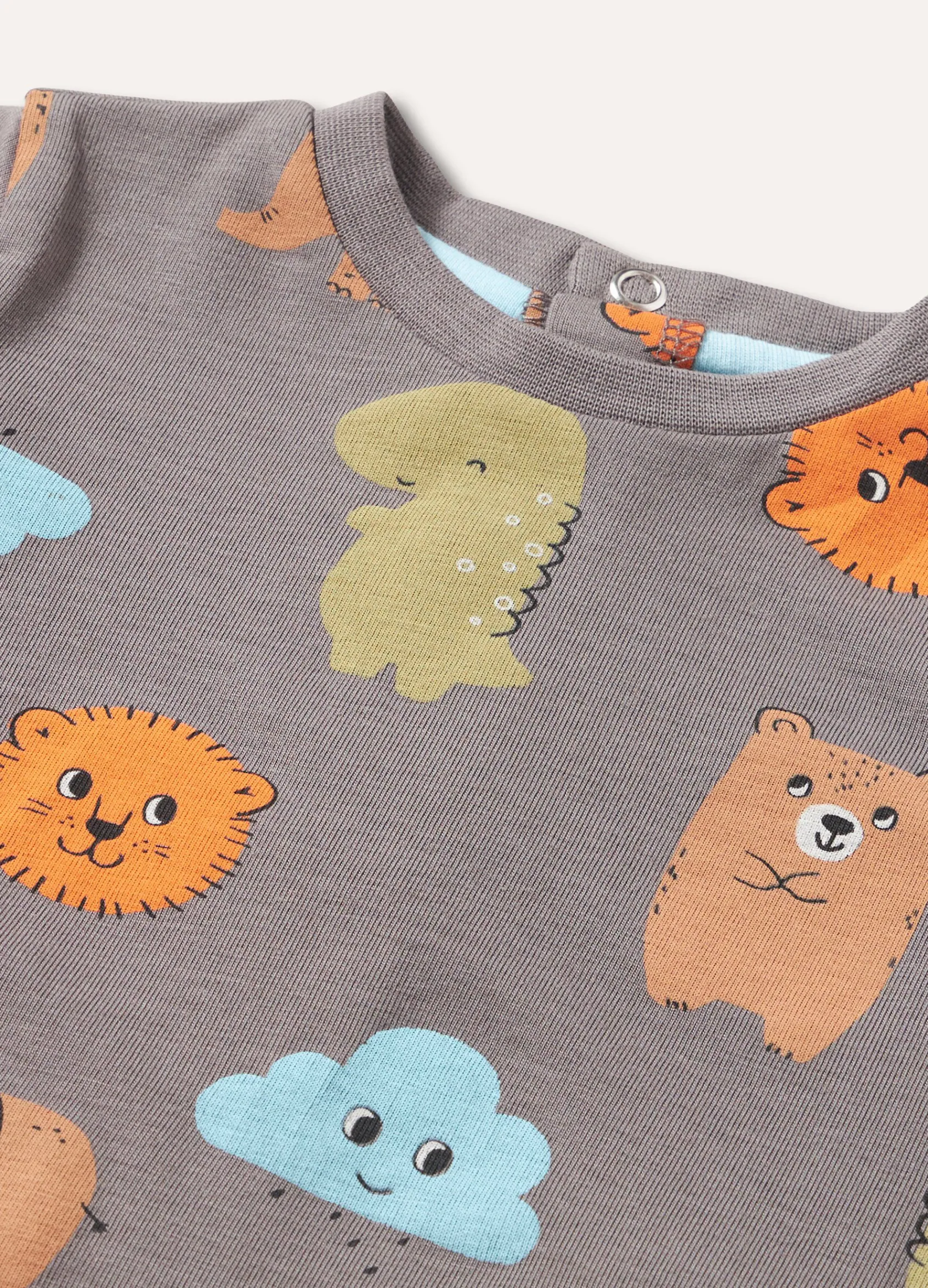 Blukids T-shirt in cotone stretch neonato- T-shirt