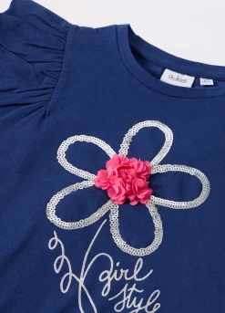 Blukids T-shirt in cotone stretch bambina- T-shirt
