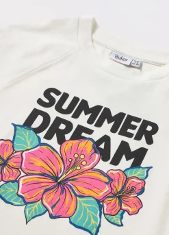 Blukids T-shirt in cotone stretch ragazza- T-shirt