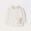 Blukids T-shirt in jersey di cotone stretch neonata- T-shirt