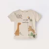Blukids T-shirt in jersey di cotone stretch neonato- T-shirt