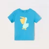 Blukids T-shirt in jersey di cotone stretch neonato- T-shirt