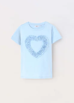 Blukids T-shirt in jersey di cotone stretch bambina- T-shirt