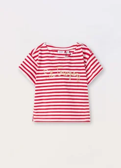 Blukids T-shirt in jersey di cotone stretch bambina- T-shirt