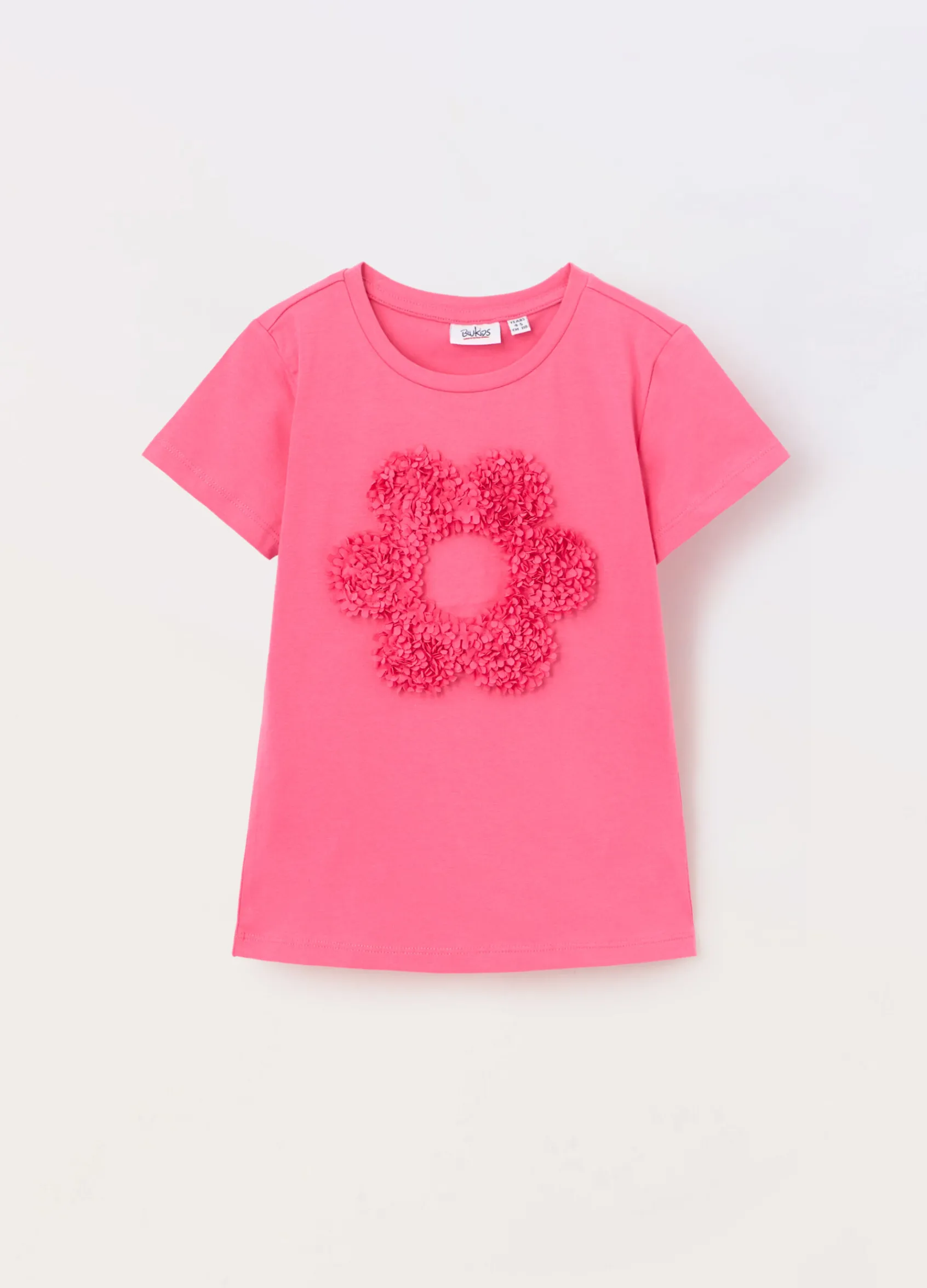Blukids T-shirt in jersey di cotone stretch bambina- T-shirt