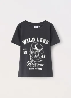 Blukids T-shirt in jersey di cotone stretch ragazza- T-shirt