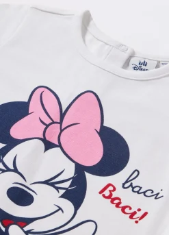 Blukids T-shirt in jersey di cotone stretch neonata- T-shirt