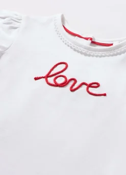 Blukids T-shirt in jersey di cotone stretch neonata- T-shirt