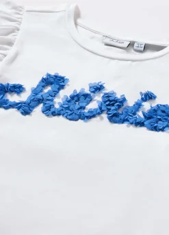 Blukids T-shirt in jersey di cotone stretch bambina- T-shirt