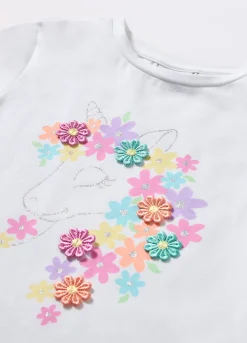 Blukids T-shirt in jersey di cotone stretch bambina- T-shirt