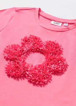 Blukids T-shirt in jersey di cotone stretch bambina- T-shirt
