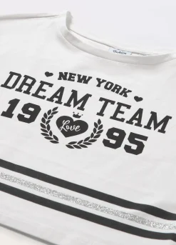 Blukids T-shirt in jersey di cotone stretch ragazza- T-shirt