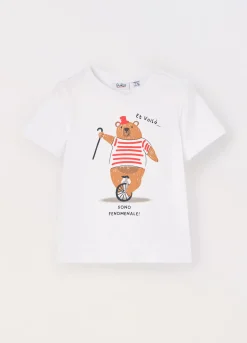 Blukids T-shirt in jersey di puro cotone neonato- T-shirt