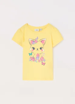 Blukids T-shirt in jersey di puro cotone bambina- T-shirt