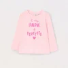 Blukids T-shirt in jersey di puro cotone neonata- T-shirt