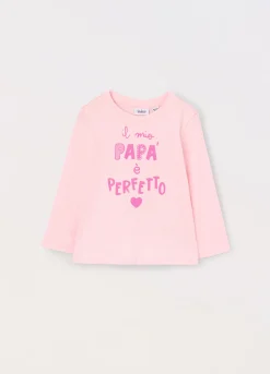 Blukids T-shirt in jersey di puro cotone neonata- T-shirt